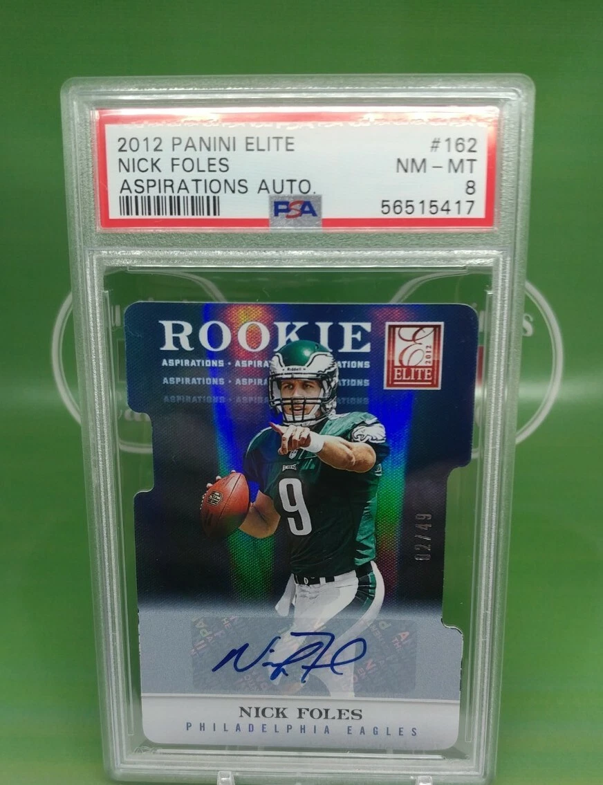 Nick Foles Panini Elite #162 Aspirations Autograph