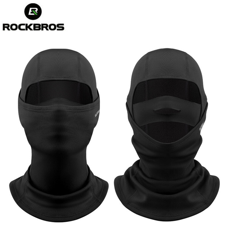 ROCKBROS Cycling Mask Men Women Winter Headgear Windproof Motorcycle Face Cover
