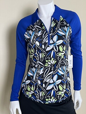 $84 Jofit Women s Golf Sweatshirt Size XS Floral.      (B.018)