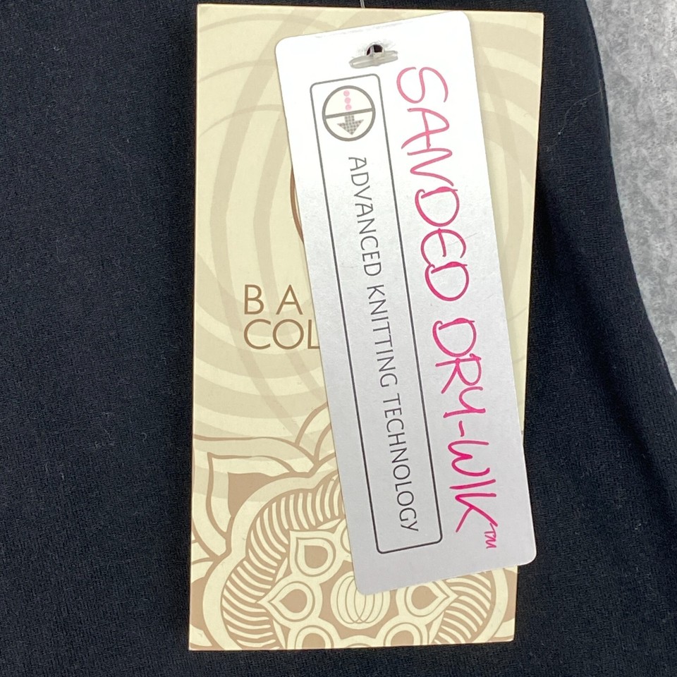 Balance Collection Capri Legging Womans L Black Dry Wik Active Running ...