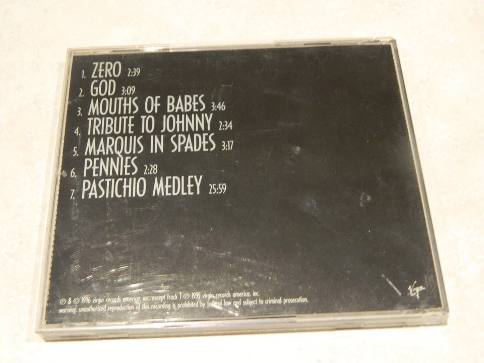 The Smashing Pumpkins Zero CD EP [Virgin: 7243 8 38573 2 6]  {no bar code} - Image 3 of 3