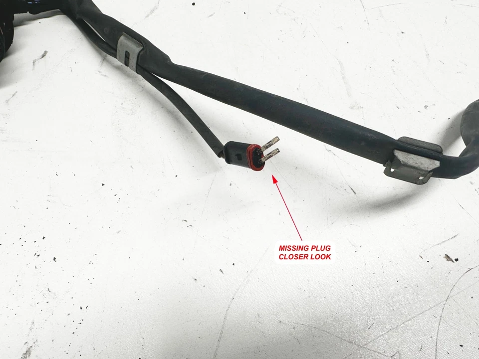 P40237 2004 2005 BMW 525i 53Oi transmisión automática motor arnés cableado Foto 4 de 4