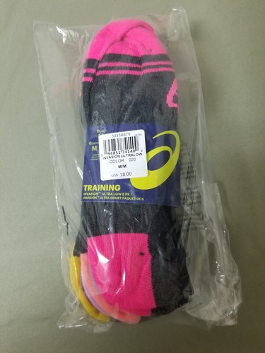 Nuevo Pack de 6 Calcetines Asics Unisex Invasión Ultrabajos. - Imagen 4 de 7