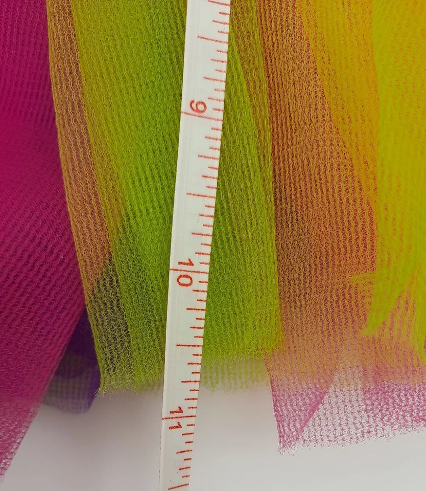 Rainbow Tulle TuTu Girl's Small Elastic Waist Yellow Pink Orange Purple Green — 第 2/4 张图片