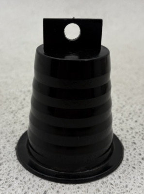 3821969 PICOMA BLACK POLY PLUG 2 PVC UNIVERSAL PLUG BOX OF 60