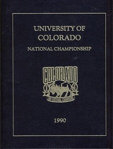 COLORADO BUFFALOES NATIONAL CHAMPIONSHIP Football ORANGE ...