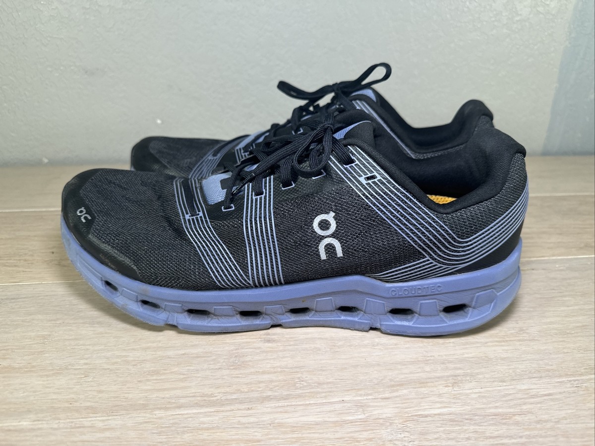 On Cloudgo Men\'s Comfort Sneaker in Black/Shale Blue Running US 11 - 55.98395 ** ON Running Cloudgo Black/Shale Men main image 4