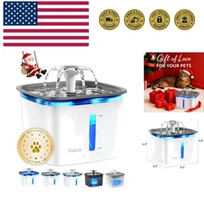 Innovation Award Winner 95oz/2.8L Pet Fountain, Automatic Cat Water Fountain ...