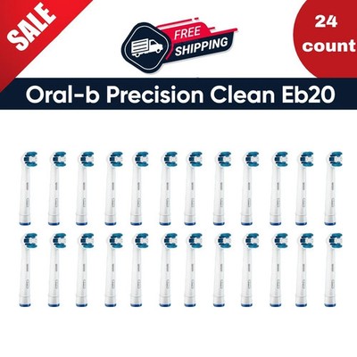Oral-B EB20 Brush Heads 24x | Precision Clean | 100% Genuine & Sealed Pack