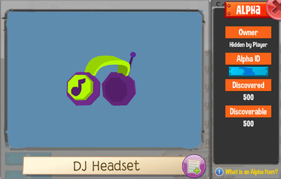    AJPW Lime ALPHA DJ Headset ~100% Trusted Super Fast Delivery ~ Animal Jam
