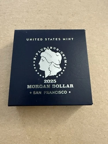 2025-S Morgan Silver Dollar Proof San Francisco Mint, Original Box COA