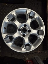 FORD FIESTA MK7 ZETEC S 17 INCH ALLOY WHEEL 5 SPOKE SNOWFLAKE STREETPACK bb