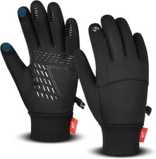 Winter Gloves for Women Men Running Windproof Touchscreen Warm Anti-Slip Gloves
