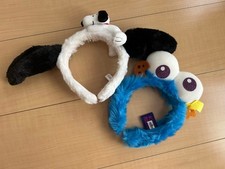 USJ Snoopy Cookie Monster Headband 2-Piece Set Costume Accessory