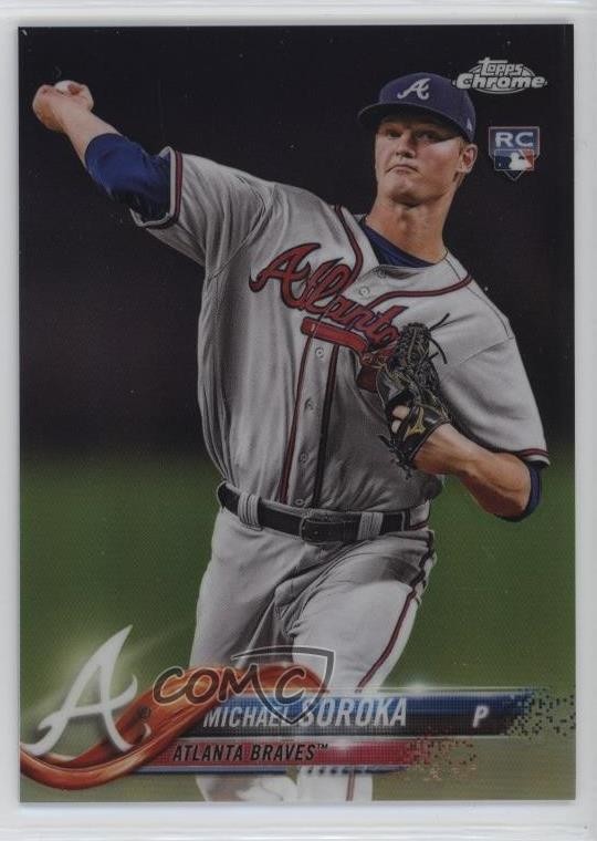 2018 Topps Chrome Update Target Exclusive Refractor /250 Mike Soroka #HMT16 1oz2