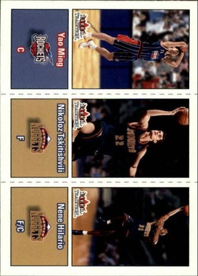 2002-03 Fleer Tradition #285 Yao Ming RC Nikoloz Tskitishvili Nene Hilario RC