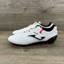 Joma Aguila Top FG Soccer Cleats White Black Red Mens Size 7.5