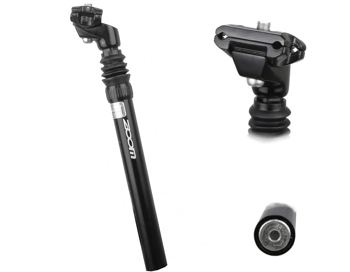 Federsattelsttze Aluminium Gefederte Fahrrad Sattelsttze Aluminium   Stodmpfer 27.2/30.9/31.6mm 350mm Fr MTB, Trekking & Citybike