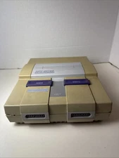 Super Nintendo SNES SNS-001 Console Only - Tested & Working READ For Parts