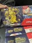 POKEMON SURGING SPARKS ELITE TRAINER BOX/BOOSTER BUNDLE COSTCO 2-PACK 