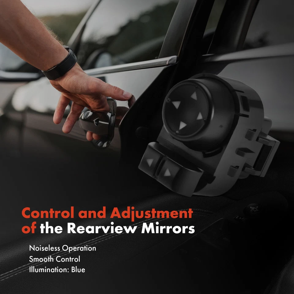 Interruptor de espejo retrovisor eléctrico del conductor delantero para Chevrolet Cobalt Pontiac G5 Pursuit Foto 3 de 4