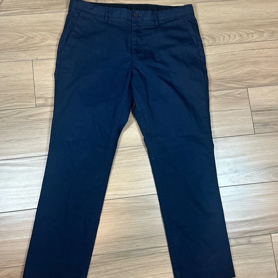 Bonobos  Pants Mens 33x28 Navy Blue Slim Fit Golf casual Chinos - Image 2 of 3