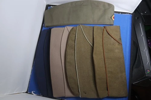 Lot Of 5 Military Army Airforce Sidecaps Uniform WW2-Modern US & German