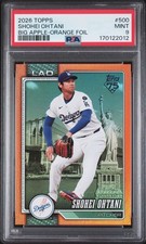 2026 Topps Series 2 Shohei Ohtani #500 Big Apple Orange Foil /25 PSA 9 POP 1 Fan