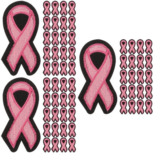 3 Pack Red Ribbon Embroidered Cloth Nurse Portable Fundraising Clothing - Picture 7 of 8