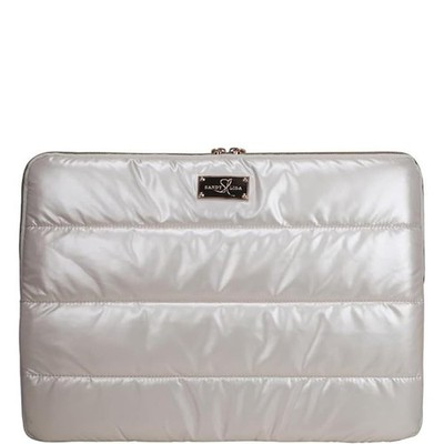 Cape Town 16'' Puffy Laptop Sleeve - Fashionable Designer Case, Soft Lining fo...