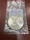 1925 Peace Dollar 90% Silver $1 US Coin, Free Shipping (coin #2)