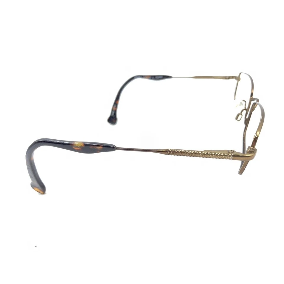 Marcos de gafas de metal marrón retrospectivo Marc Ecko 53-18 145 diseñador hombres mujeres Foto 4 de 4