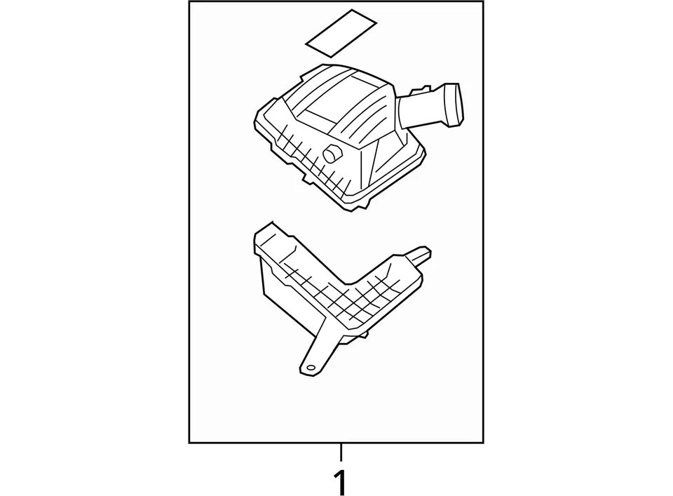 Purificador de aire 2,9 L para 08-12 Canyon, Colorado 08-10 Hummer 3 Foto 4 de 4