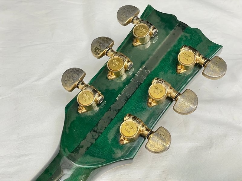 Used YAMAHA SG1500 Jade Green MIJ Neck Thru Les Paul-ish SG