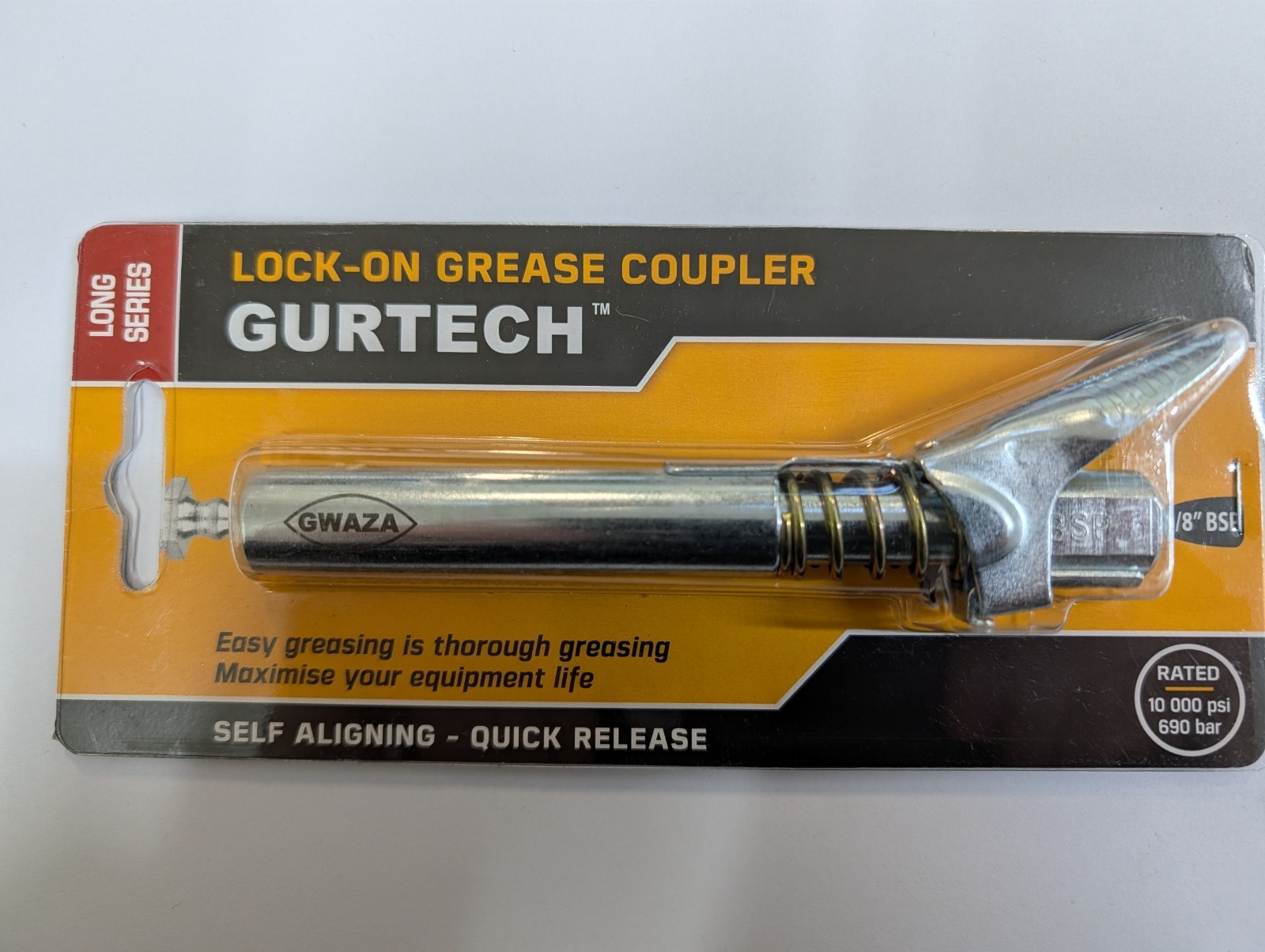 Grease Gun G Coupler EXTENDED 1/8"" BSP