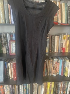 Rag and Bone Navy Ladder Dress - Size 4 Zip Sleeve Closures