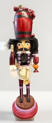 Holly Adler Hollywood Nutcracker - Wine Barrel Hat Christmas Nutcracker 18 