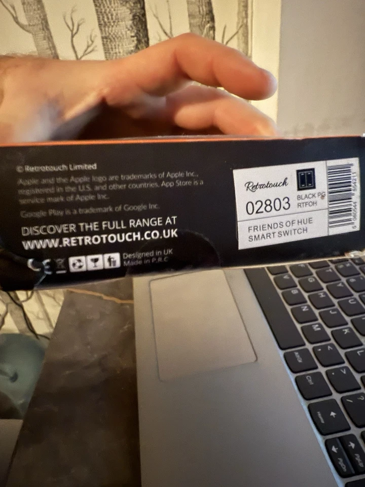 RetroTouch Friends Of Hue Smart Swtich Black PG 02803 - Image 3 of 3