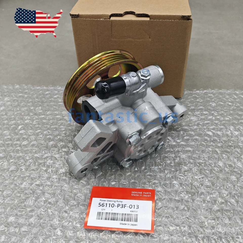 New Power Steering Pump w/ Pulley For 1997-2000 Acura EL Honda Civic 21-5066 US - Image 4 of 4