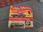 Original 1969 Hot Wheel Redline Splittin Image Olive/White Interior ON CARD
