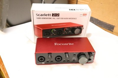 Focusrite Scarlett 2i2 2x2 Interface - 3rd Gen.