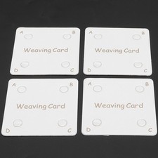 Weaving Cards Table DIY Craft HandMade Paper Loom Tools With Weaving Shuttle LW