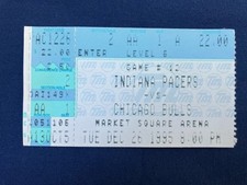 シカゴ・ブルズ　チケット半券　1995年 Basketball Chicago Bulls 1995 Vintage Sports Ticket Stubs for sale