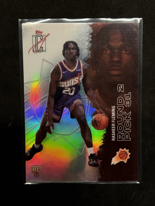 2025-26 Topps Signature Class - Chrome Rasheer Fleming #124 Refractor (RC)