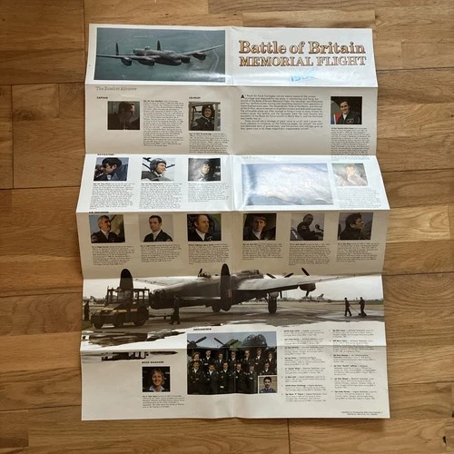 Vintage Battle of Britain Memorial Flight 1986  Brochure World War 2 WW2 1980s