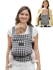 Baby Carrier Newborn to Toddler with Head Support, Houndstooth