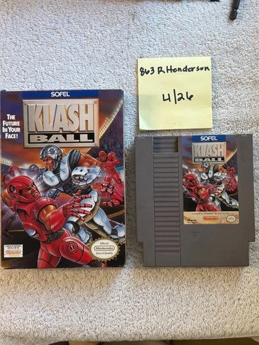 Klash Ball (Nintendo Entertainment System, 1991) NES with Box