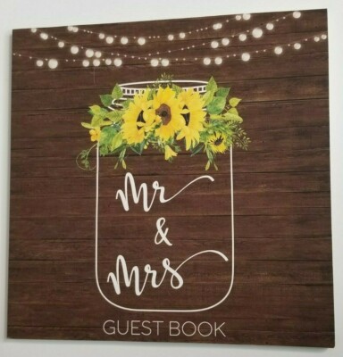 Mr and Mrs Wedding Guest Paperback Book NEW Memoirs Event Memories List