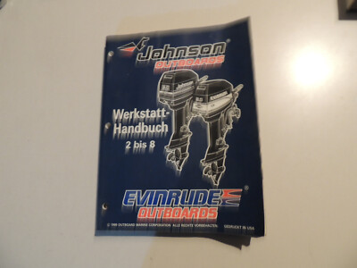 Werkstatthandbuch Johnson Evinrude Außenborder 1995 1996  2 2.3 3.3 3 4 5 6 8 PS
