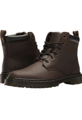 Dr. Martens Cartor Leather Boots Lace Up Lug Sole Brown  display picture 3